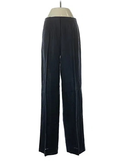 Pre-owned Jcrew Linen Pants In Black