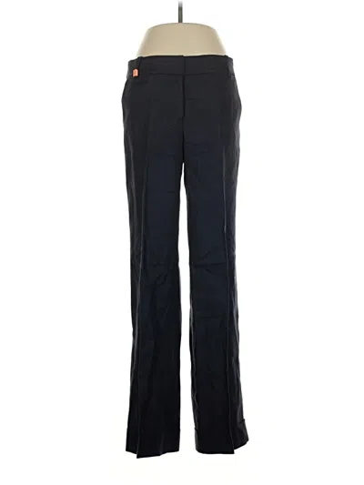 Pre-owned Jcrew Linen Pants In Black