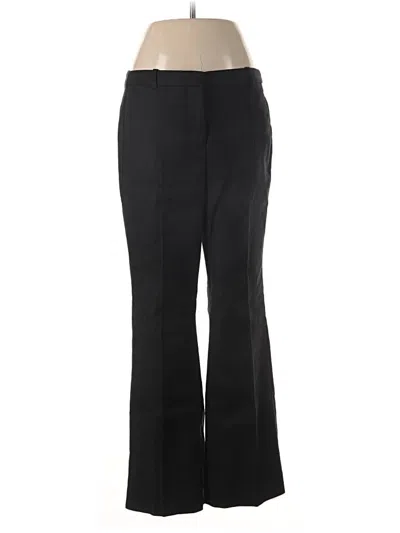 Pre-owned Jcrew Linen Pants In Black