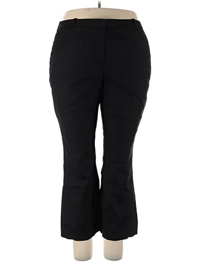 Pre-owned Jcrew Linen Pants In Black
