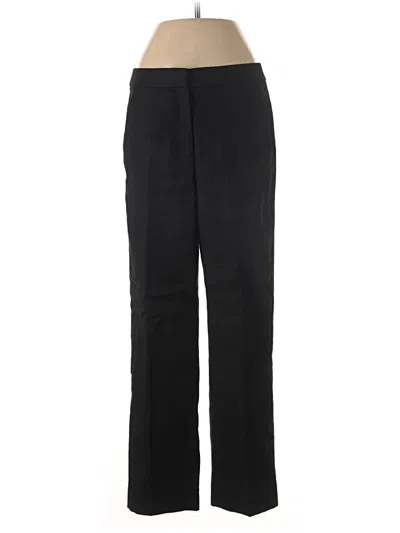 Pre-owned Jcrew Linen Pants In Black