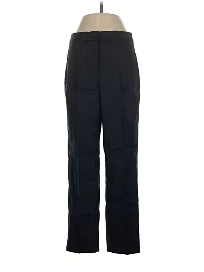 Pre-owned Jcrew Linen Pants In Black