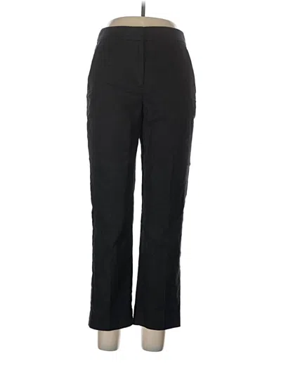 Pre-owned Jcrew Linen Pants In Black