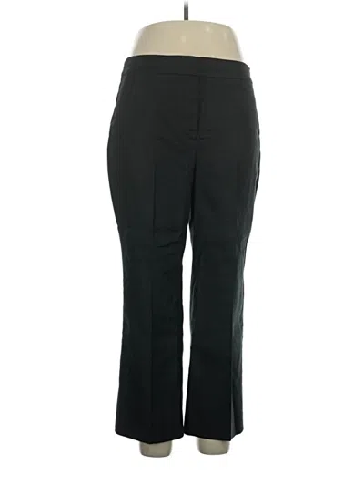 Pre-owned Jcrew Linen Pants In Black