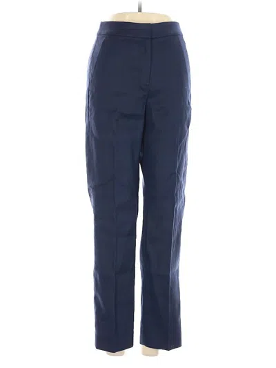 Pre-owned Jcrew Linen Pants In Blue