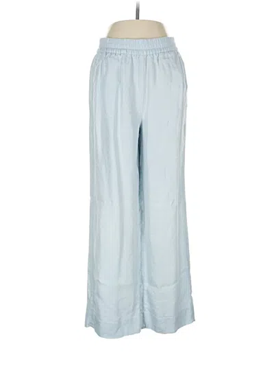 Pre-owned Jcrew Linen Pants In Blue