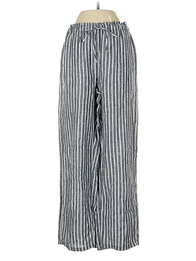 Pre-owned Jcrew Linen Pants In Blue