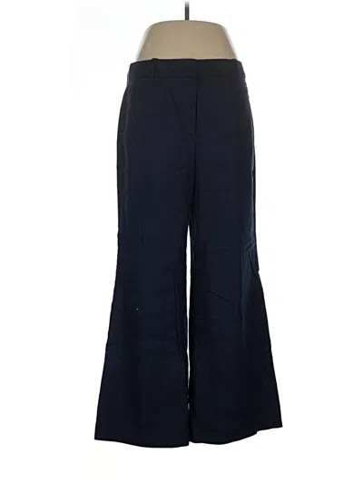 Pre-owned Jcrew Linen Pants In Blue