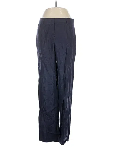 Pre-owned Jcrew Linen Pants In Blue