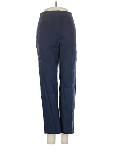 Pre-owned Jcrew Linen Pants In Blue