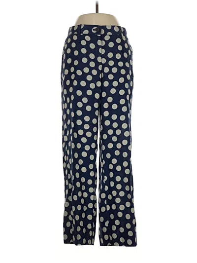 Pre-owned Jcrew Linen Pants In Blue