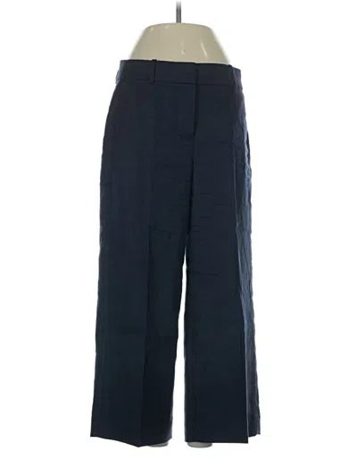 Pre-owned Jcrew Linen Pants In Blue