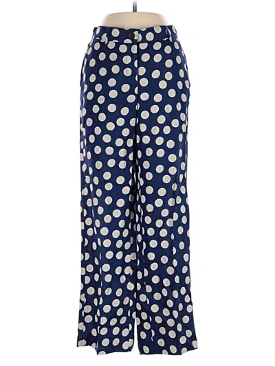 Pre-owned Jcrew Linen Pants In Blue