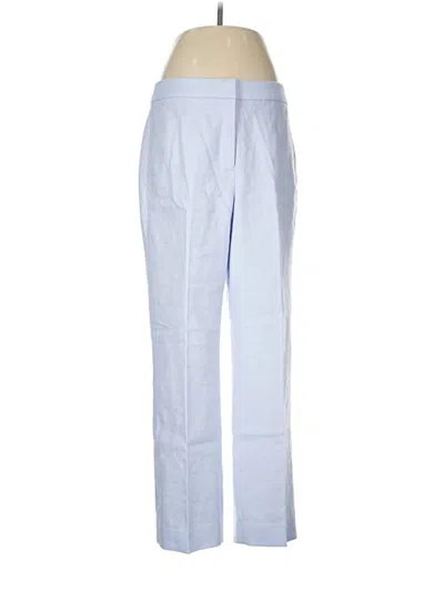 Pre-owned Jcrew Linen Pants In Blue