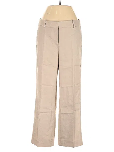 Pre-owned Jcrew Linen Pants In Brown