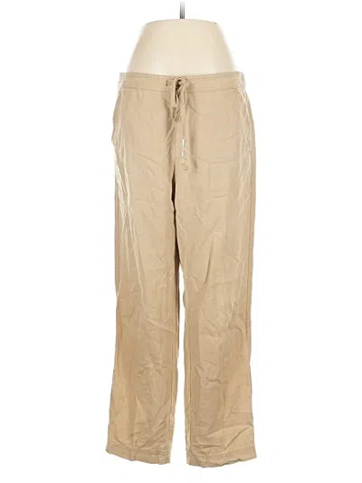 Pre-owned Jcrew Linen Pants In Brown