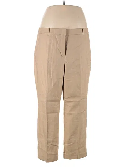 Jcrew Linen Pants In Brown