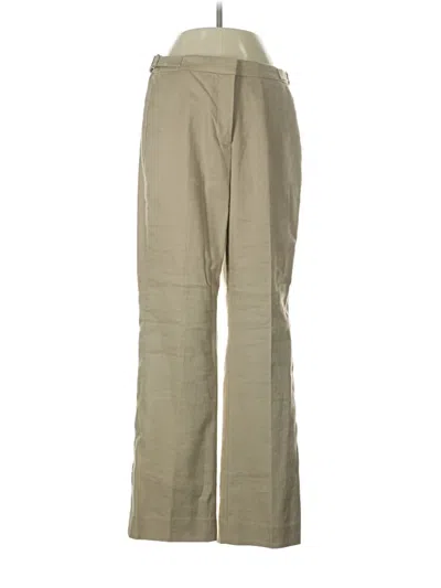 Pre-owned Jcrew Linen Pants In Brown