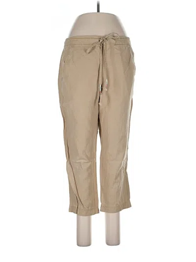 Pre-owned Jcrew Linen Pants In Brown