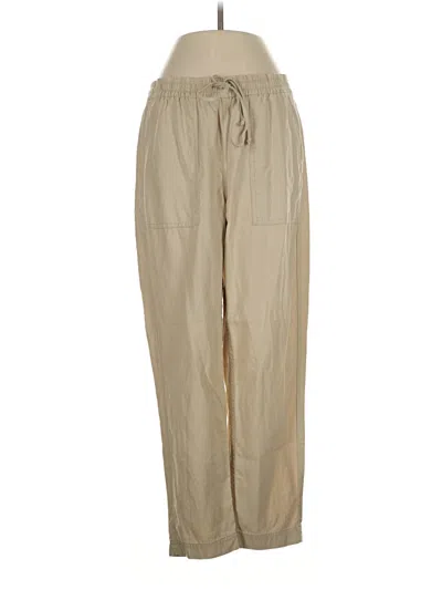 Pre-owned Jcrew Linen Pants In Brown