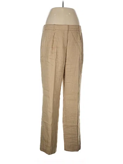 Pre-owned Jcrew Linen Pants In Brown
