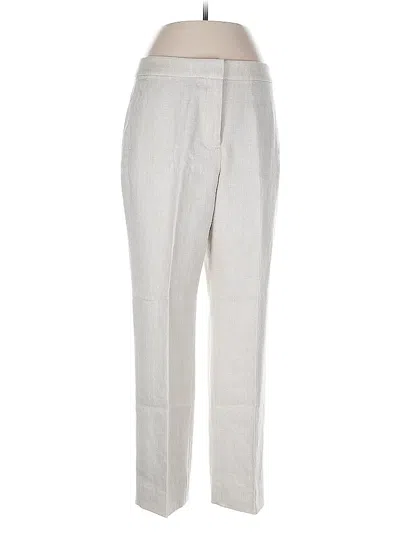 Pre-owned Jcrew Linen Pants In Gray