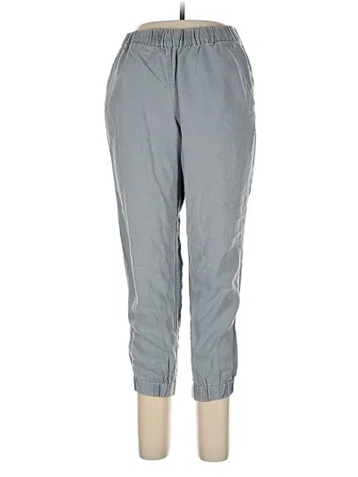 Pre-owned Jcrew Linen Pants In Gray
