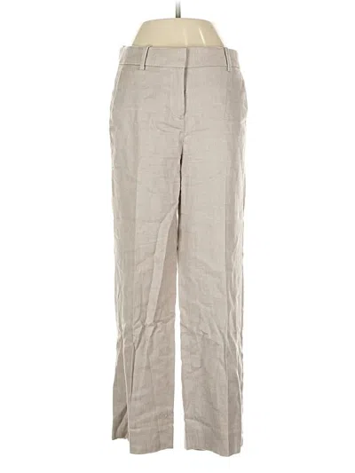 Pre-owned Jcrew Linen Pants In Gray