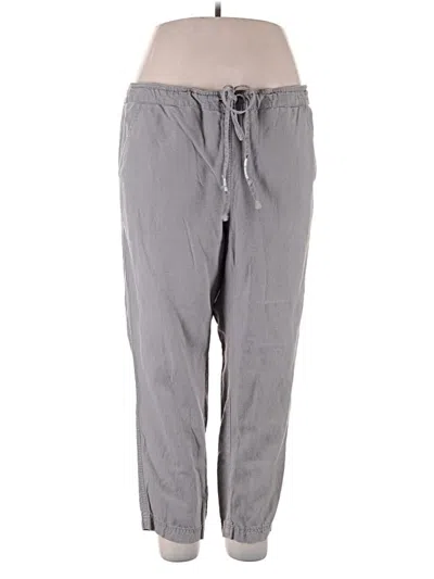 Pre-owned Jcrew Linen Pants In Gray