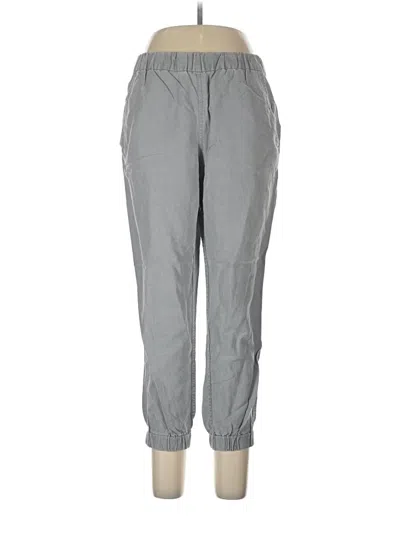 Pre-owned Jcrew Linen Pants In Gray