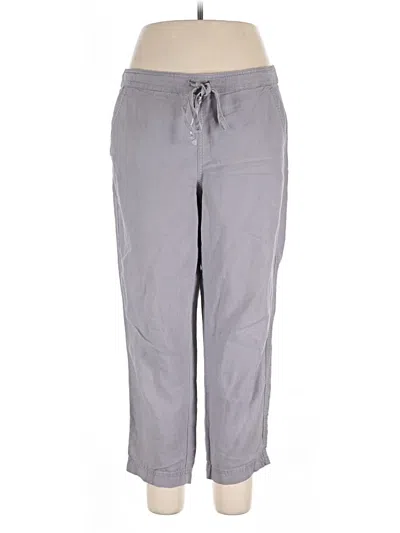 Pre-owned Jcrew Linen Pants In Gray