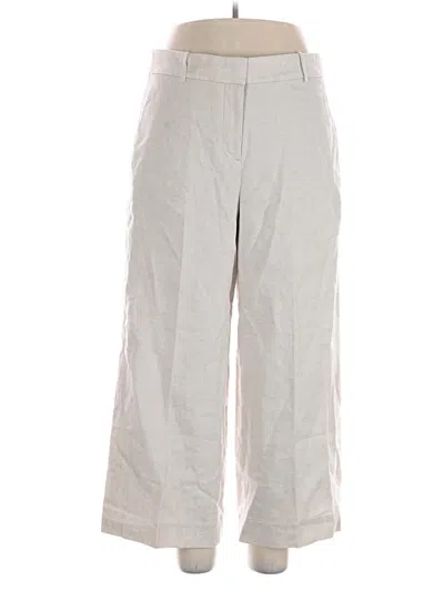 Pre-owned Jcrew Linen Pants In Gray