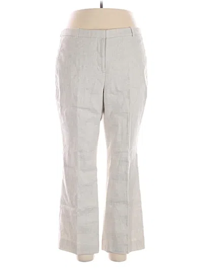 Jcrew Linen Pants In Gray