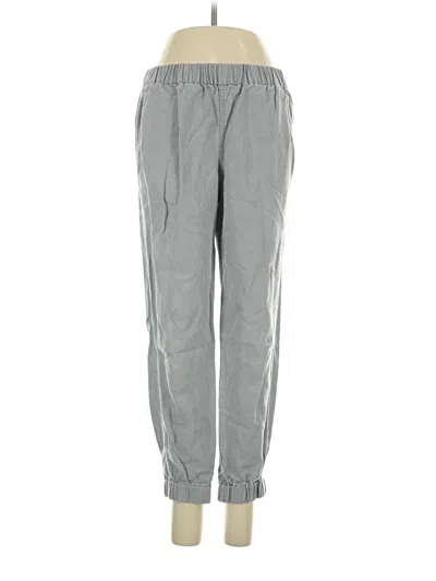 Pre-owned Jcrew Linen Pants In Gray