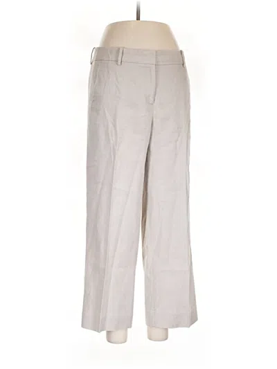 Pre-owned Jcrew Linen Pants In Gray