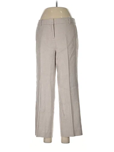 Pre-owned Jcrew Linen Pants In Gray