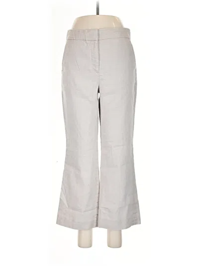 Pre-owned Jcrew Linen Pants In Gray