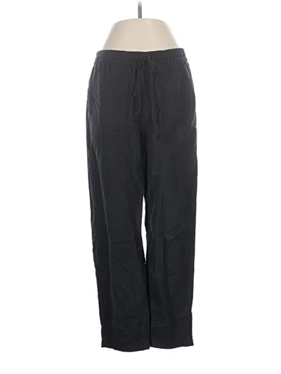 Pre-owned Jcrew Linen Pants In Gray