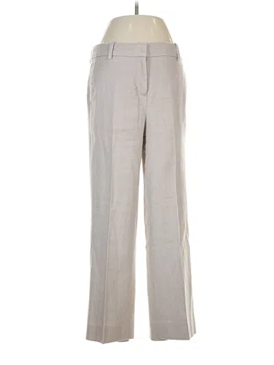 Pre-owned Jcrew Linen Pants In Gray
