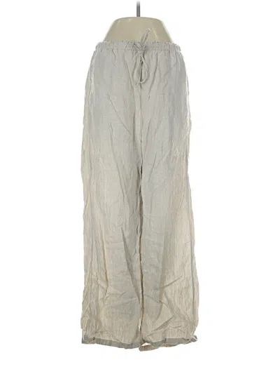Pre-owned Jcrew Linen Pants In Gray