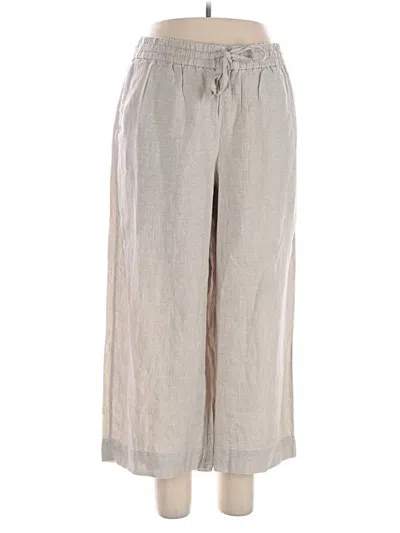 Jcrew Linen Pants In Gray