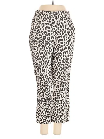 Pre-owned Jcrew Linen Pants In Ivory