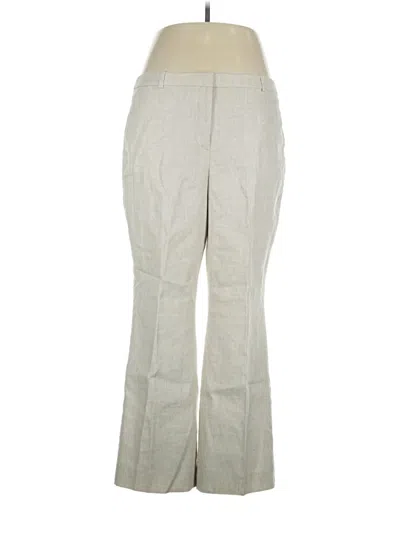 Pre-owned Jcrew Linen Pants In Ivory