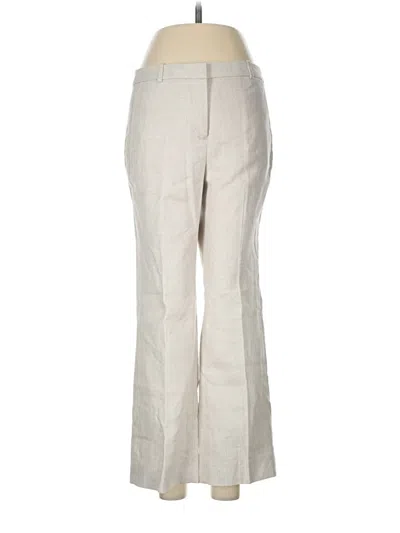 Pre-owned Jcrew Linen Pants In Ivory