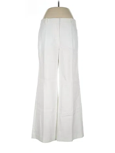 Pre-owned Jcrew Linen Pants In Ivory