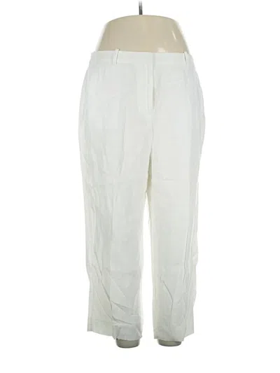 Pre-owned Jcrew Linen Pants In Ivory