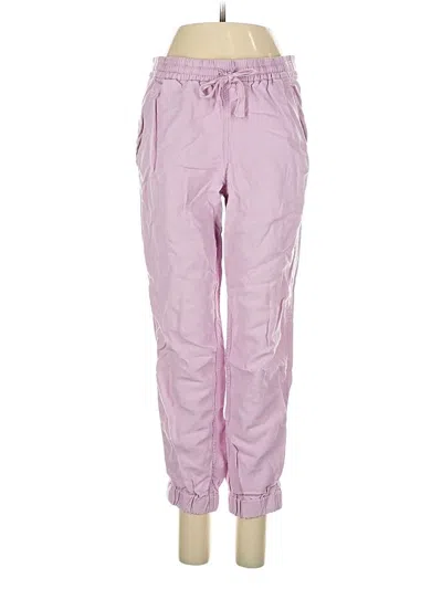 Pre-owned Jcrew Linen Pants In Pink