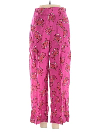 Jcrew Linen Pants In Pink