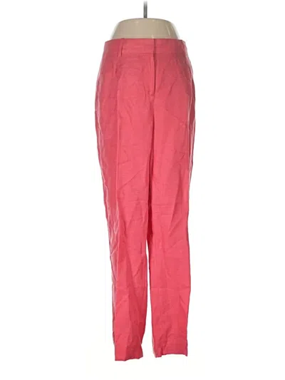 Pre-owned Jcrew Linen Pants In Pink