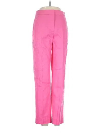 Pre-owned Jcrew Linen Pants In Pink